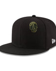 CrownMinded Oakland Athletics Skull Black Gold Cap Pin