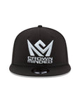 CrownMinded Black on White 9Fifty Snapback w/ Pin