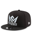 CrownMinded Black on White 9Fifty Snapback w/ Pin
