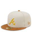 Atlanta Braves Cord Visor 59Fifty Fitted