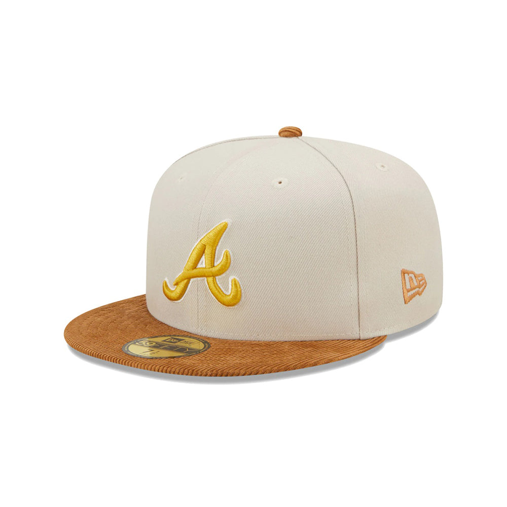 Atlanta Braves Cord Visor 59Fifty Fitted CROWN MINDED