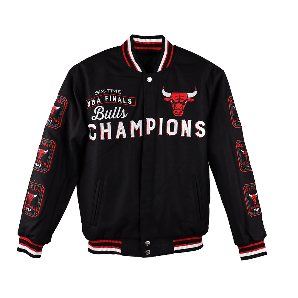 Chicago Bulls 6 Time NBA Finals Champions Reversible Jacket