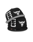 Chicago Bulls 2022 Black on White 9Fifty NBA Draft Snapback