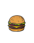 CrownMinded Hamburger Foodie Cap Pin