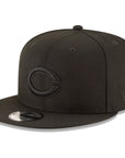 Cincinnati Reds Black on Black MLB Basic 9Fifty Snapback