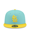St. Louis Cardinals Mint Lemon 2 Tone 59Fifty Fitted