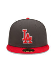 Los Angeles Dodgers Steel Clouds Scarlet 2 Tone 9Fifty MLB Snapback