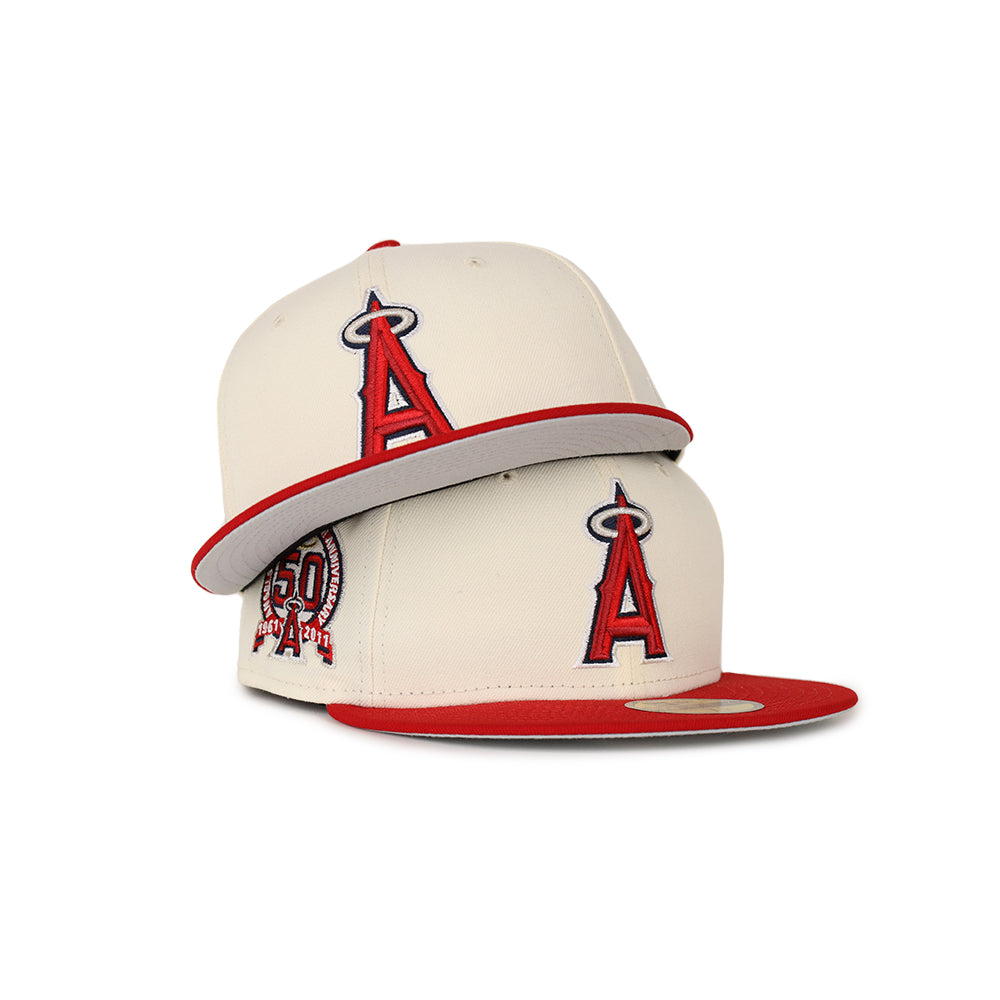 Los Angeles Angels of Anaheim Chrome Red 2 Tone 50th Anniversary SP 59Fifty Fitted