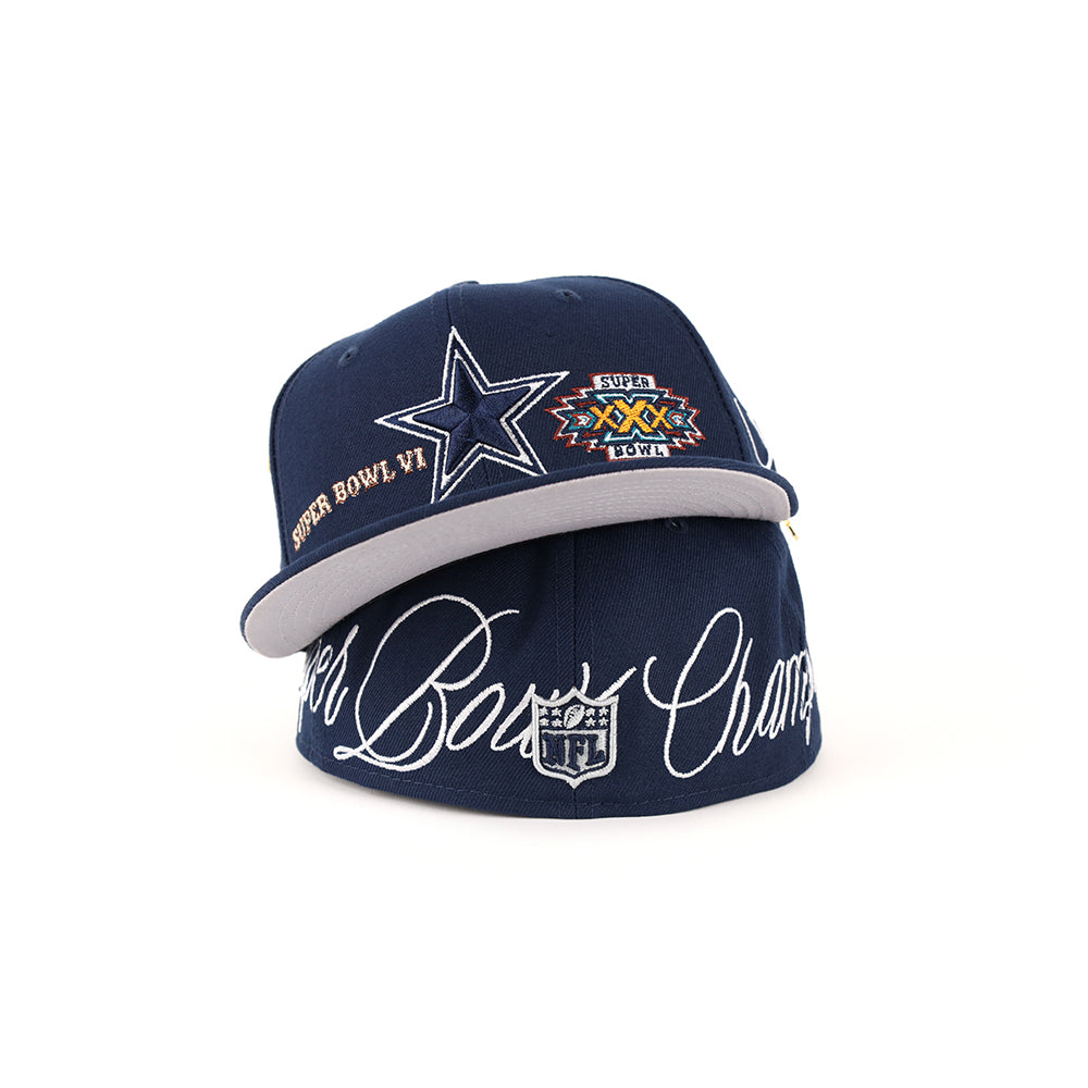 Dallas Cowboys HISTORIC CHAMPS Exclusive New Era 59Fifty Fitted