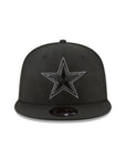 Dallas Cowboys NFL Black on Gray 9Fifty Snapback