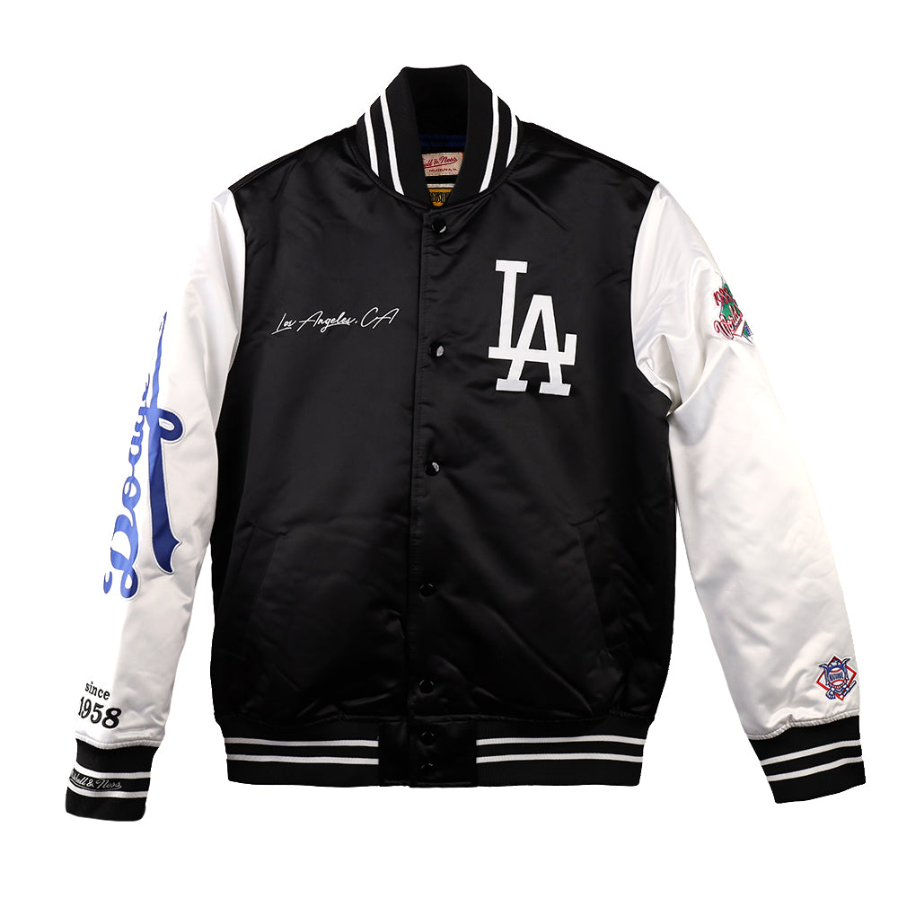 Mitchell & Ness Los Angeles Dodgers Team Origins Varsity Satin Jacket
