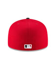 Los Angeles Dodgers Scarlet Red Navy 2 Tone 59Fifty Fitted Hat