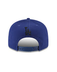 Los Angeles Dodgers Wordmark Royal Blue on Black 9Fifty Snapback