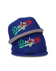 Los Angeles Dodgers Wordmark X Mexico MLB Royal 59Fifty Fitted