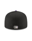 Los Angeles Dodgers Black Purple 2 Tone 59Fifty Fitted Hat