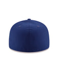 West Side Graffiti Font Royal on White 59Fifty Fitted