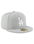 Los Angeles Dodgers MLB Gray White 59Fifty Fitted Hat