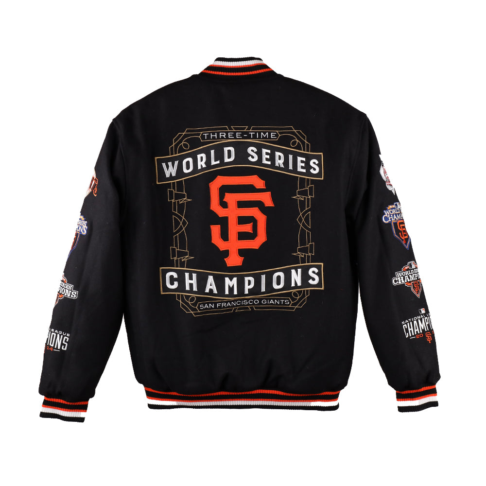 San Francisco Giants 3 Time World Series Champions Reversible Jacket