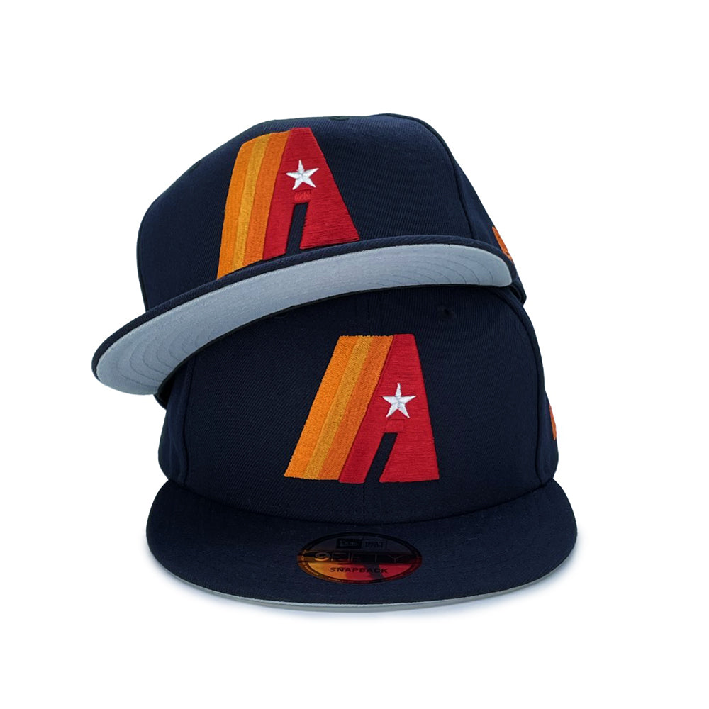 Houston Astros Prototype Logo Navy 9Fifty Snapback – CROWN  Houston Astros SnapBack main image 0