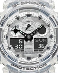 G-SHOCK Semi Transparent Black Strap Analog-Digital Men's Watch