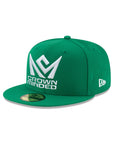 CrownMinded Kelly Green on White 59Fifty Fitted
