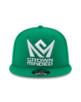 CrownMinded Kelly Green on White 9Fifty Snapback w/ Pin