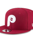 Philadelphia Phillies Cooperstown Collection Maroon MLB Basic 9Fifty Snapback
