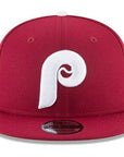Philadelphia Phillies Cooperstown Collection Maroon MLB Basic 9Fifty Snapback