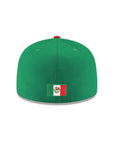 New Era Mexico World Baseball Classic M Green Red 2 Tone 59Fifty Fitted