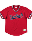 Mitchell & Ness St. Louis Cardinals Red Mesh Short Sleeve Jersey