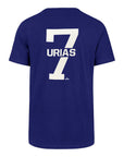 New Era Los Angeles Dodgers Urias Royal Blue Number Tee