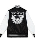 Mitchell & Ness Oakland Raiders Team Origins Varsity Satin Jacket