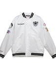 Mitchell & Ness Oakland Raiders City Collection Lightweight Satin Jacket