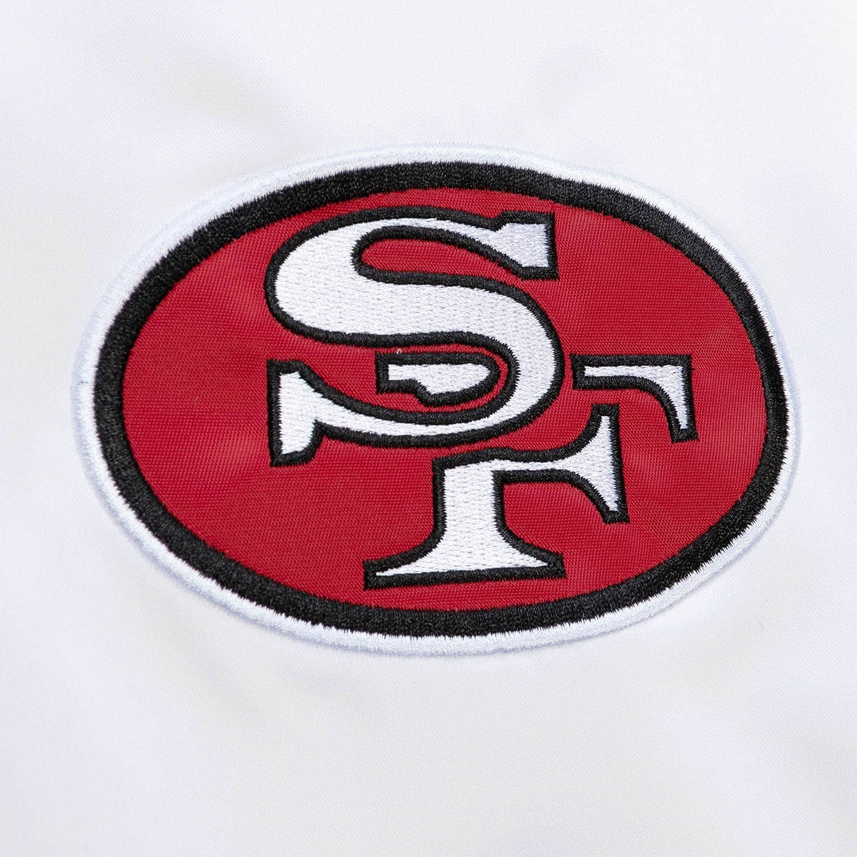 Lightweight Satin Jacket San Francisco 49ers - Shop Mitchell