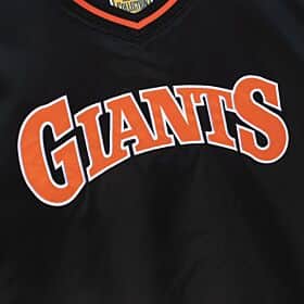 Mitchell & Ness San Francisco Giants Sideline Pullover Satin Jacket