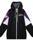 Los Angeles Lakers NBA Throw It Back Full Zip Windbreaker Hood