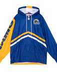 Mitchell & Ness Los Angeles Rams Undeniable Full Zip NFL Windbreaker Hood