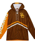 Mitchell & Ness San Diego Padres Undeniable Full Zip MLB Windbreaker Hood