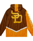 Mitchell & Ness San Diego Padres Undeniable Full Zip MLB Windbreaker Hood