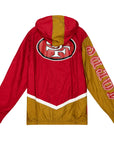 Mitchell & Ness San Francisco 49ers Undeniable Full Zip NFL Windbreaker Hood
