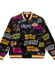 Mitchell & Ness Los Angeles Lakers Slap Sticker Reversible Jacket