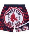 Mitchell & Ness Boston Red Sox Jumbotron 2.0 Sublimated Shorts