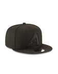 Arizona Diamondbacks Black on Black MLB Basic 9Fifty Snapback