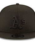 Oakland Athletics Black On Black 9Fiifty Snapback