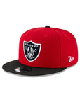 Las Vegas Raiders Scarlet Red Black 2 Tone 9Fifty Snapback
