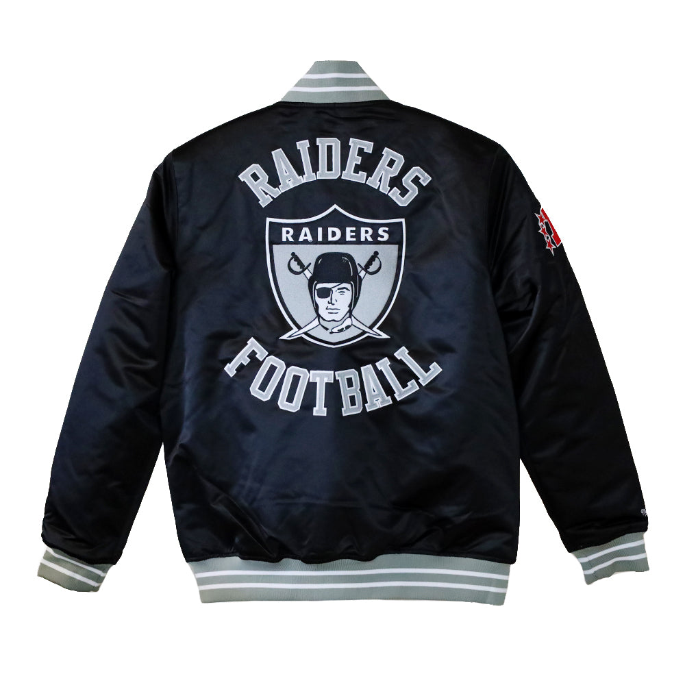 Mitchell & Ness Las Vegas Oakland Raiders Heavyweight Satin Jacket