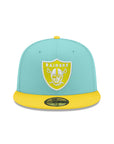 Las Vegas Raiders Mint Lemon 2 Tone 59Fifty Fitted