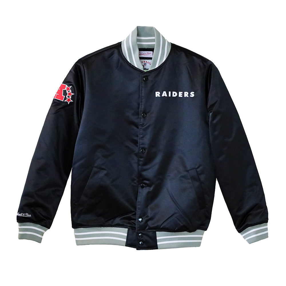 Mitchell & Ness Las Vegas Oakland Raiders Heavyweight Satin Jacket