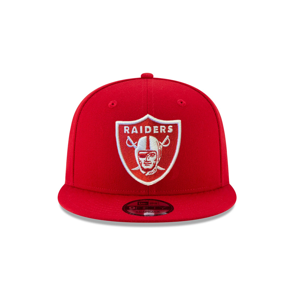 Las Vegas Raiders Red White NFL 9FIFTY Snapback