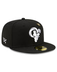 Los Angeles Rams X Paper Planes NFL Black on White 59Fifty Fitted